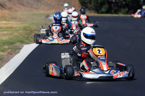 Brooke Redden will be looking to replicate his victory on debut in the Sodi Junior Max Trophy Class