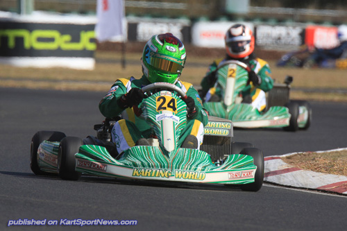 Adam Hunter showed strong form by taking two wins from three races in DD2 Masters