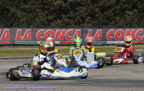 Max Fewtrell #326 almost won the KFJ Champions Cup but finished marginally behind his team mate