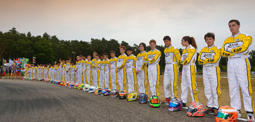 karting academy driver parade Genk