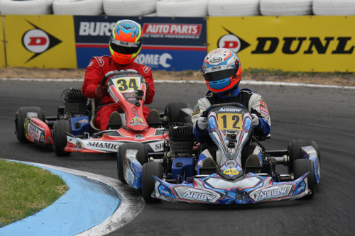 The Australian-made Arrow chassis is leading the Karting Australia Manufacturers Championship