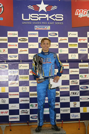 Rok GP Senior champion Derek Dignan