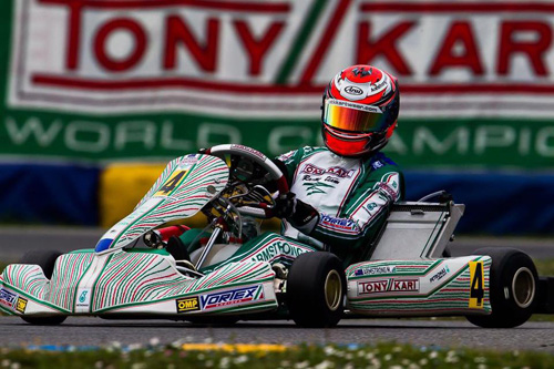 Marcus Armstrong (here competing at a round of this year's CIK-FIA European KZ championship)