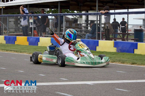 Jonathan Portz squeaked out his first series victory in Mini Max