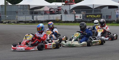Chad Wallace and Michael Groff set the pace throughout the weekend in Rotax Masters 