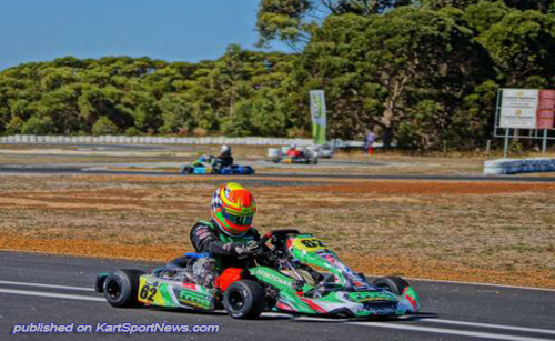 RECORD LAP – Darren Burke set a new lap record in qualifying on the newly extended Albany circuit