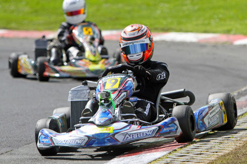 Marcus Armstrong (#9) from Christchurch will be representing New Zealand at this year's Rotax Max Challenge Grand Final meeting in New Orleans 