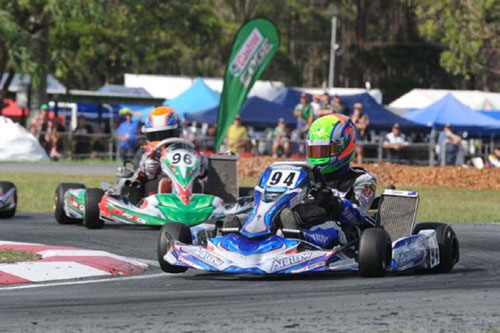 Will Hawkes showed great pace all weekend aboard the X2-CIK kart, proving to be a top competitor for the remaining rounds of the 2013 CIK series.