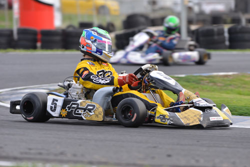 Horsley Park's James Abela sits second in the Pro Junior (KFJ) championship points