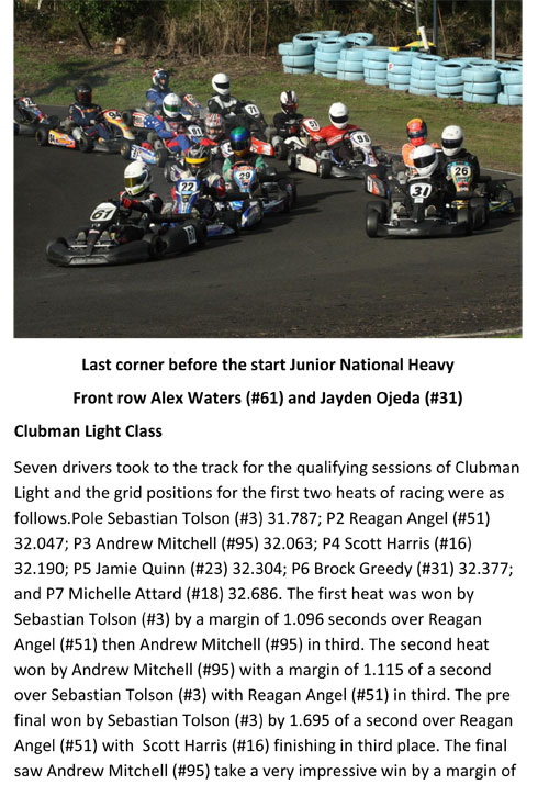 nsw closed state karting titles 2013 lismore