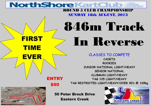 north shore kart club round 5