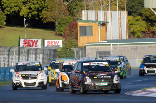 Thomas Joyes is just one of the junior drivers from New Zealand who has this year been competing in the NZ Suzuki Swift Championship