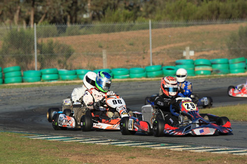 New Zealand’s Marcus Armstrong took pole position in Junior Max