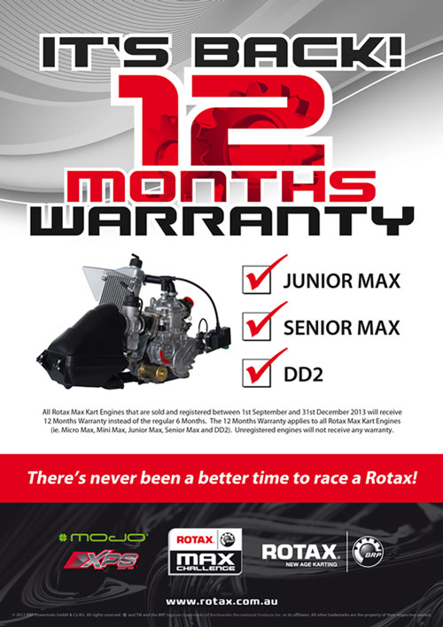 12 month rotax warranty