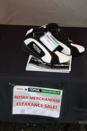 Range of Rotax merchandise with clearance sale prices