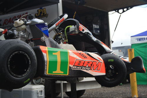 Defending Rotax Heavy champion Matt Wall is having one-off run aboard BRM. Going pretty fast too.