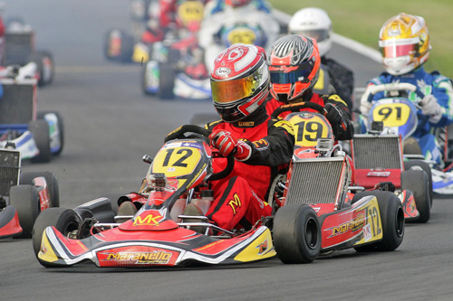 Driver to watch this weekend - Chris Cox (#12) in KZ2
