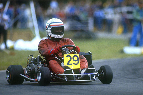 Gabriele Tarquini winning in "Formula C' in 1984