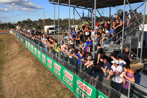 A large crowd was  in attendance at Round Four in Newcastle