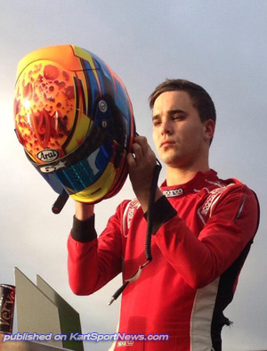 Steeley Noda-Barnes will be suit up for the first ime in KF2 at his local Newcastle track