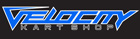 velocity kart shop logo