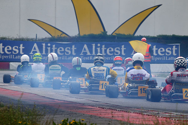 KFA class for 1990s era karts at the Margutti Trophy