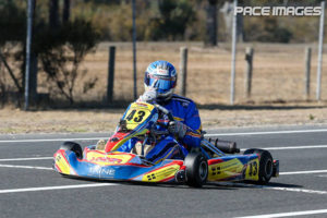 Taine Venables wins KA3 Senior Medium, denying Matthew Waters a clean sweep of the meeting (pic - Pace Images)